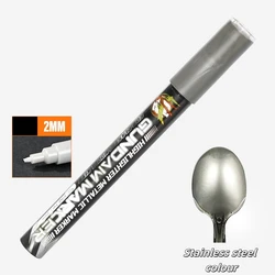 Metallic Markers for Art and Craft Projects: Golden and Silvery Reflective Paint Pens (Stainless steel)