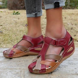 Open Toe Summer Women New Elegant Non Slip Shoes For Women Wedges Non-Slip Buckle Zapatos De Mujer Sandals Women Footwear