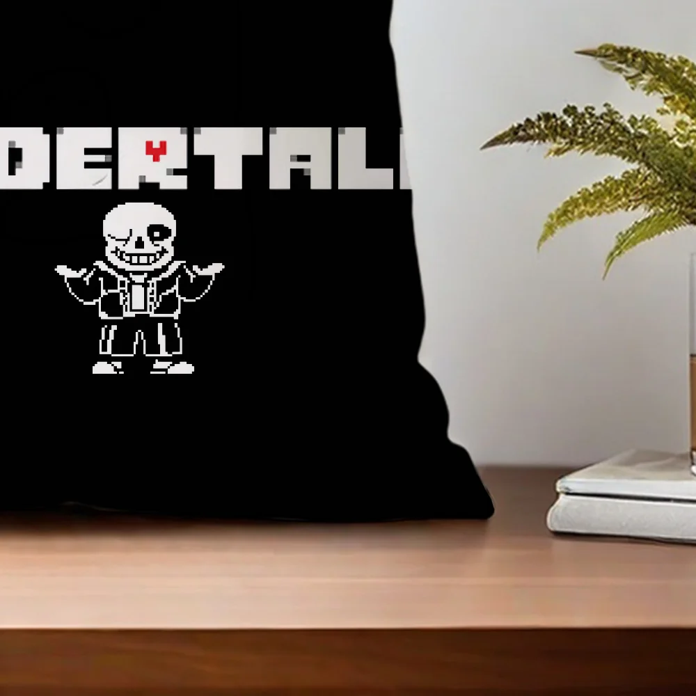 Stylish Undertale Sans Decorative Pillow Cover for Home and Living Spaces