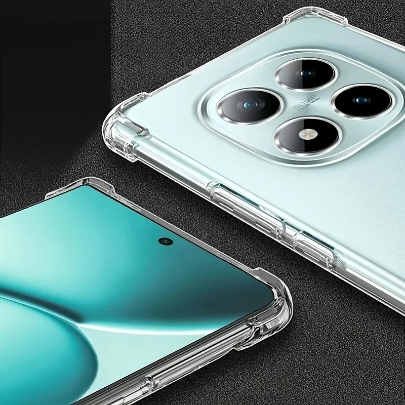 Transparent Soft Silicone Back Cover - Clear Phone Case