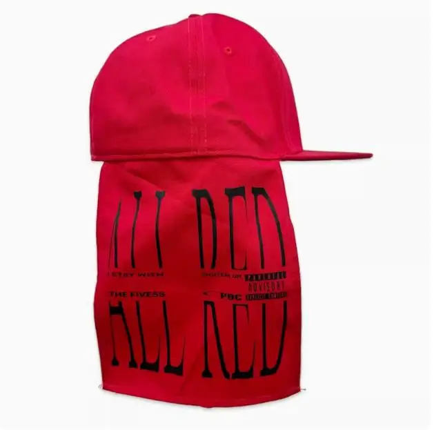 playboi carti All Red White キャップ Opium New Arrivals 2025 Playboi Carti ALL RED PBC Opium Tour Mens