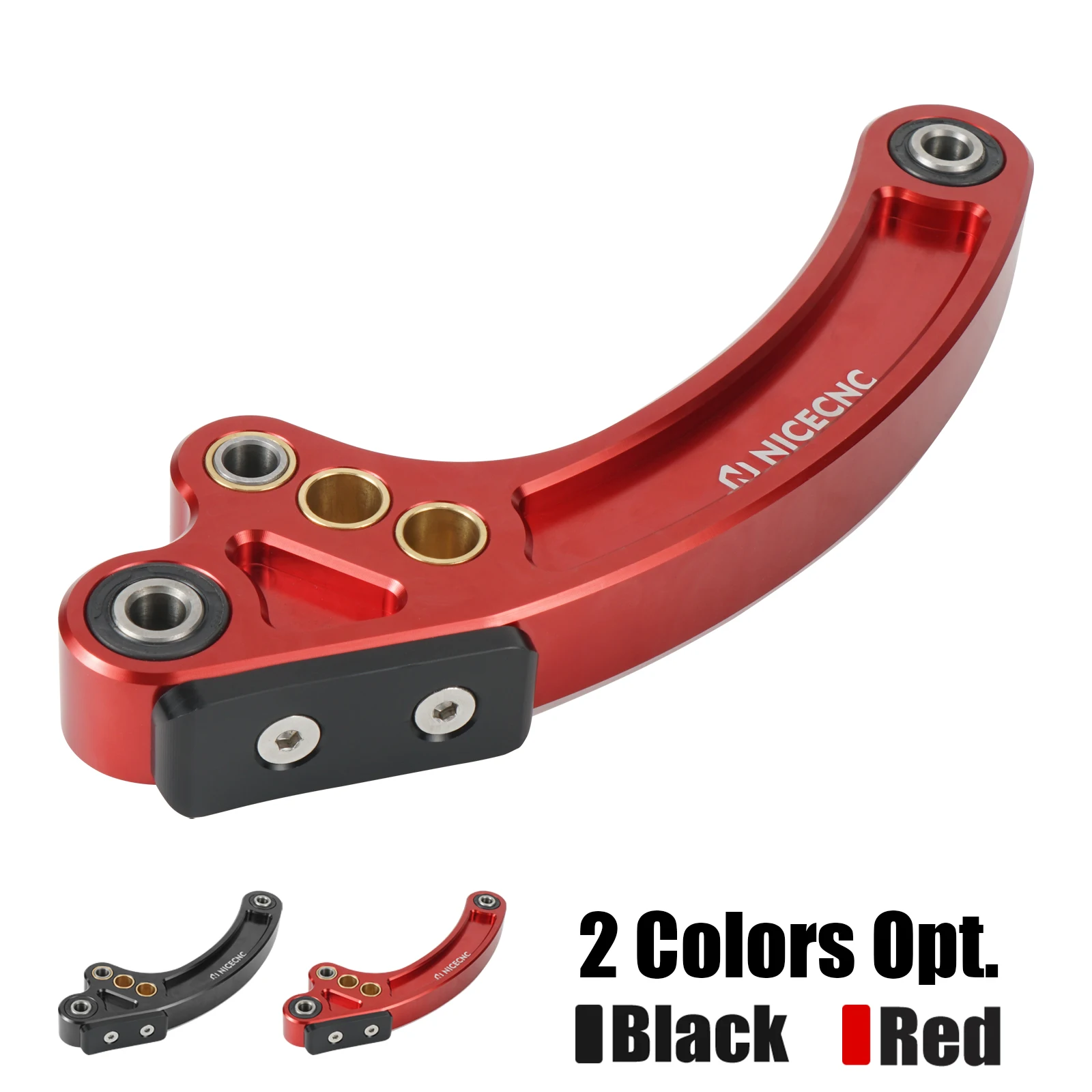 ATV TRX450R Einstellbare hintere Stoßdämpfer-Aufhängungsgestänge für Honda TRX 450R 2006–2009 TRX450ER 52465-HP1–600 Aluminium und POM, 3 Löcher – Detail 2