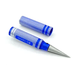 Titanium - Plated Steel Reamer Drill for RC Car Shell Modification (Navy blue)