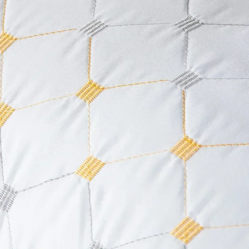 Non-collapse non-deformation high pillow adult deep sleeping feather velvet double pillow core household double pillow core