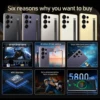 S25 Pro Smartphone Android 6.8Inch HD 8/12GB RAM 256/512GB ROM 5800mAh 48MP Camera Android 12 MTK Core Google Play Cell phone 2