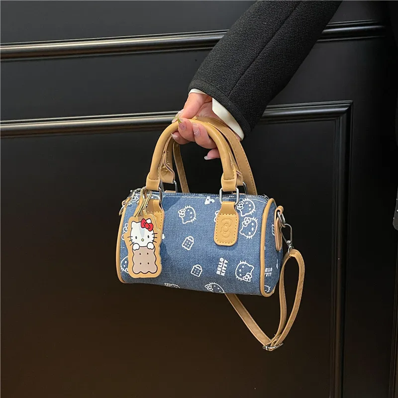 Hello Kitty Mini Women'S Handbag Cartoon Cute Women'S Shoulder Messenger Bag Fashion Casual Mini Women'S Bag Gift New