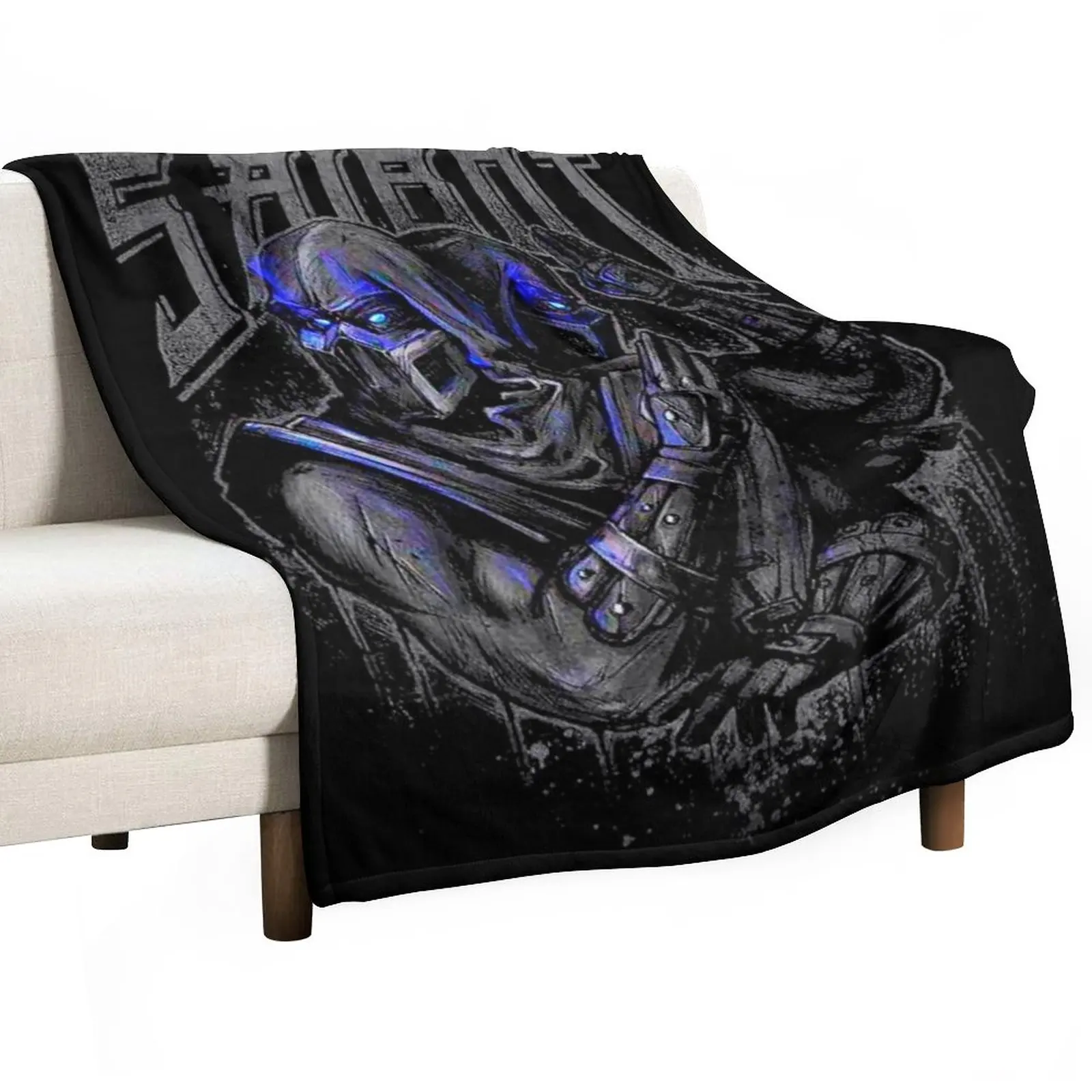 

Mortal Kombat Noob Saibot Double Team Throw Blanket Furry Blankets For Sofa Fashion Sofa Blankets