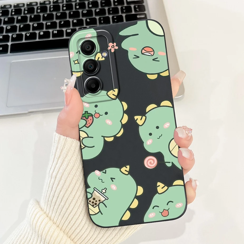 Cute Cat Dinosaur Cartoon Phone Case - Durable Soft Shell Cover