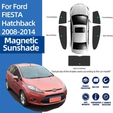 

For Ford FIESTA Hatchback 2008-2014 Windshield Mesh Car Curtain Magnetic Sunshade Nylon Visor Window Shade Glass Sunshield Net