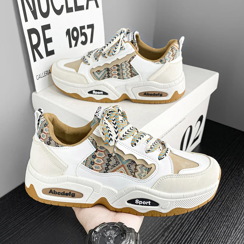

New Original Men's Shoes Designer Sneakers Men Casual Canvas Shoes Breathable Platform Trainers Men Hip Hop Vulcanized Sneakers