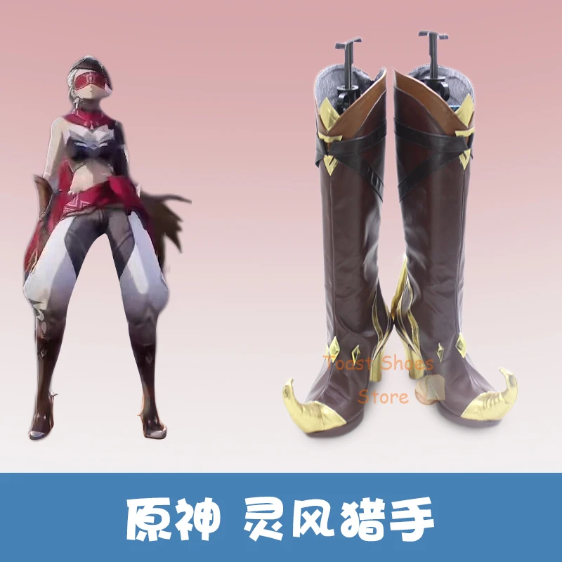 

Game Genshinimpact The Eremites Cosplay Shoes Comic Anime Game Role Play for Con Halloween Cosplay Costume Prop Shoes