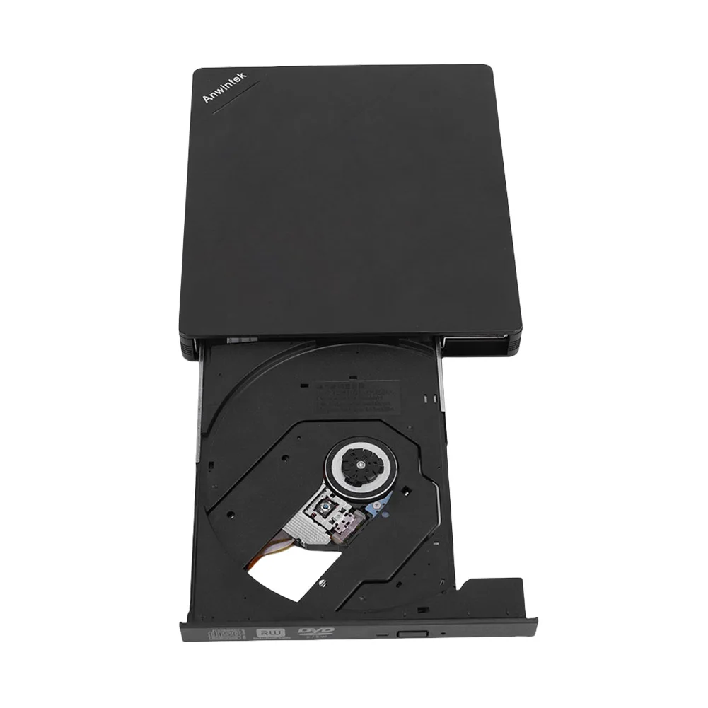 USB 3.0 C 타입 외장 CD DVD 드라이브, TF/SDCard 리더기 포함, 휴대용 DVD +/-RW 플레이어, 노트북 데스크탑 PC Mac OS Windows/Linux용