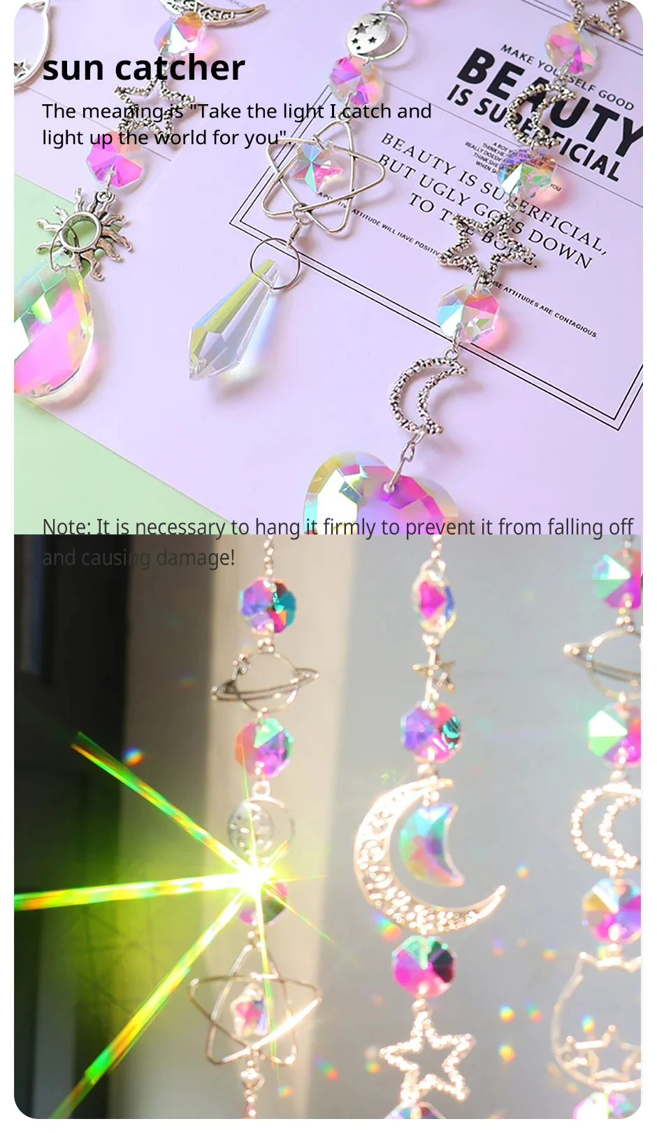 Crystal Sun Catcher Detail 4