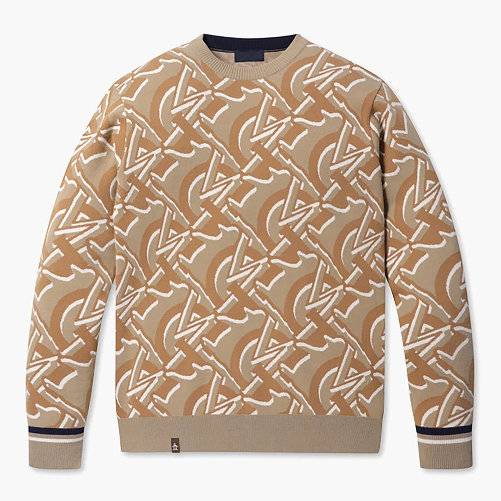 Новый Модный высококачественный мужской пуловер! Инновационный дизайн, уникальный и персонализированный, Теплый Вязаный Гольф-свитер для осени!