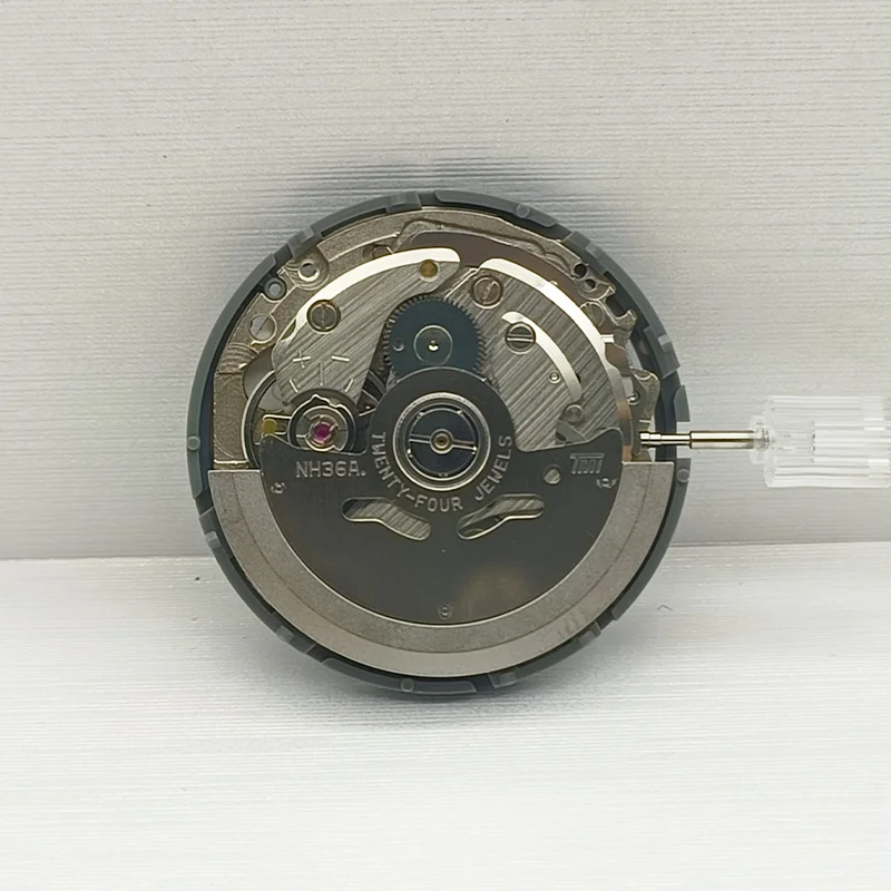 Seiko NH36 NH36A Movement  Roman Dial Wheel SKX007 SKX009 Automatic Mechanical Crown at 3.0/3.8 Watch Repair Movement