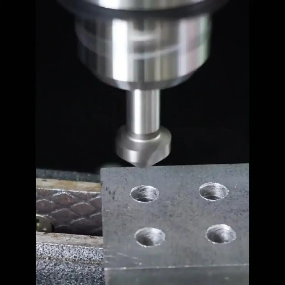 3 Flute Svasati Trapano Punta 90&deg; Bisellatura Attrezzi