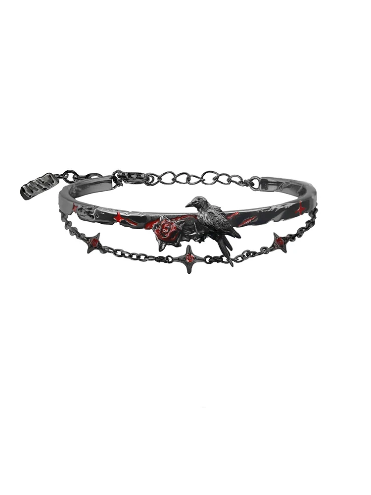 Raven Bracelet Dark Gothic Style For Women men's Jewelry Accessories Party Gifts 5