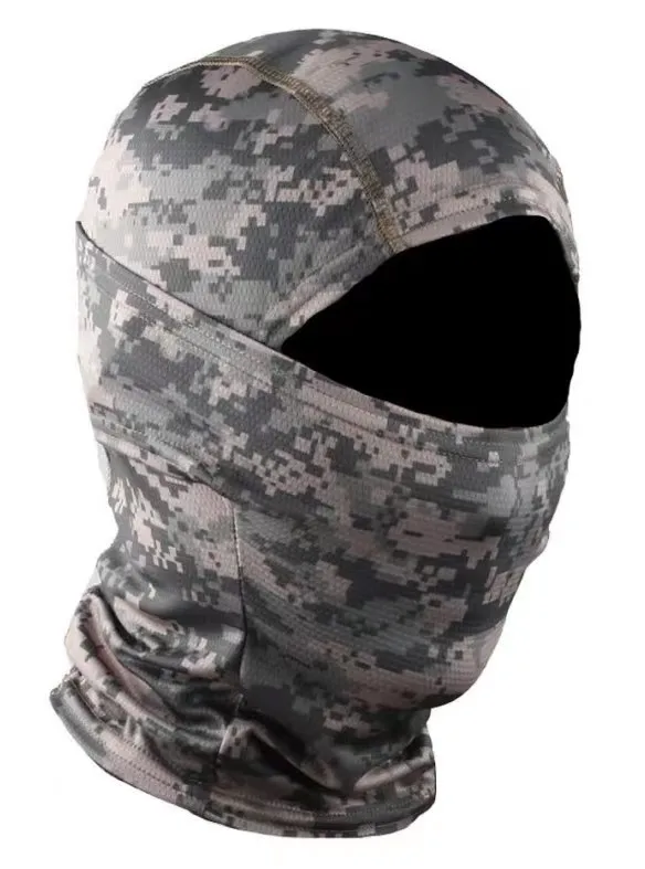 Máscara facial negra sólida militar para hombres y mujeres, pasamontañas,  capucha, sombreros, entrenamiento táctico, ciclismo, esquí, caza,  Windresistant - AliExpress