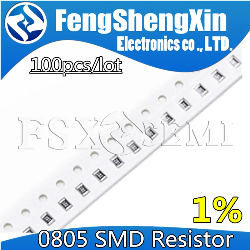 aliexpress.com - 100pcs/lot 1% Resistors 0805 SMD resistor 0R ~10M 1/8W 0 1 10 100 150 220 330 ohm 1K 2.2K 10K 100K 0R 1R 10R 100R 150R 220R 330R