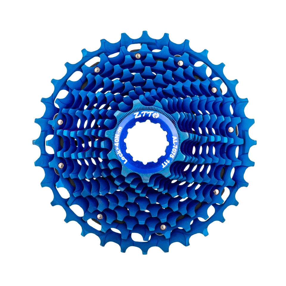 ZTTO ULT 11/12速ロードバイクカセット 超軽量 12s 32T ブルー