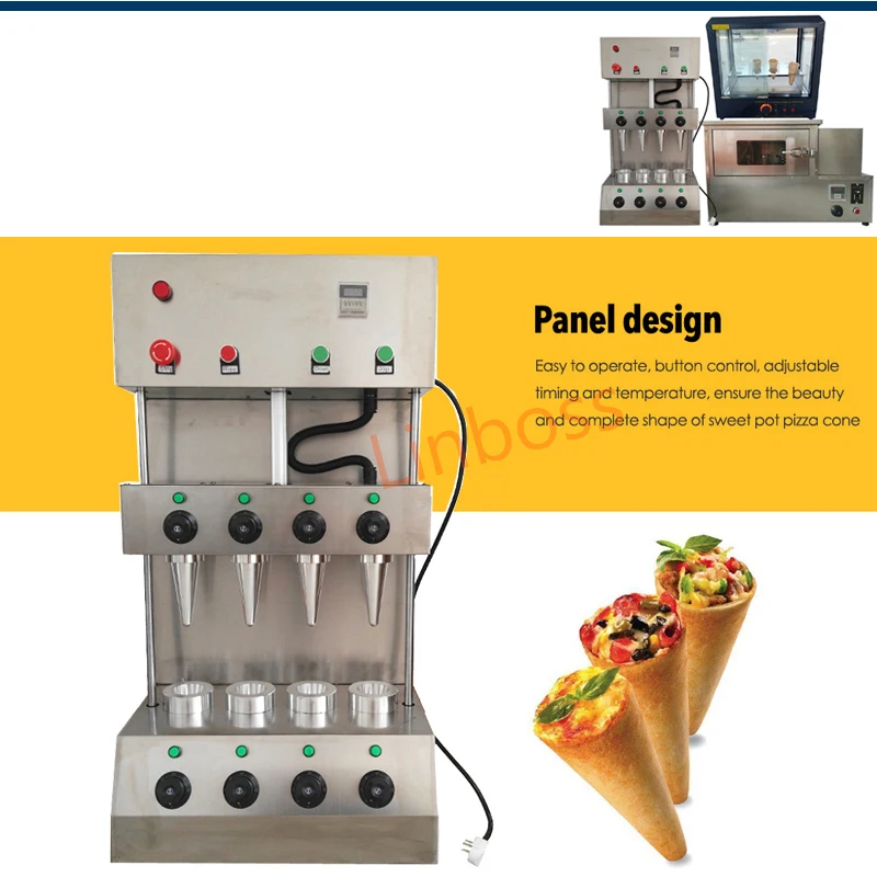 Description Picture 4 of itemStainless Steel Holding Pizza Cone Making Machine high efficiency pizza cone oven full automatic pizza cone making machine