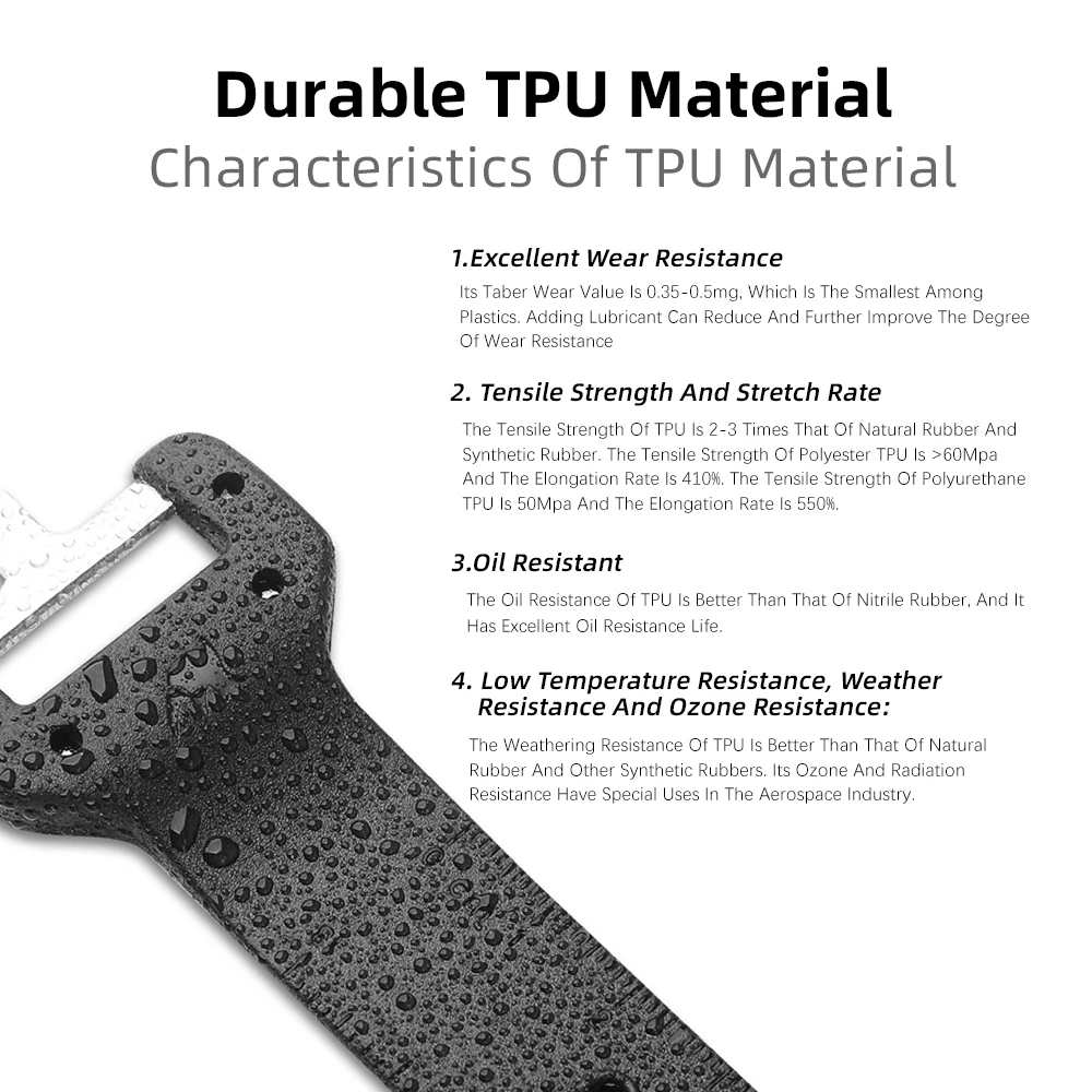 ملحقات ربط الدراجة النارية بحزام مطاطي من Rhinowalk مصنوع من مادة TPU - Image 6