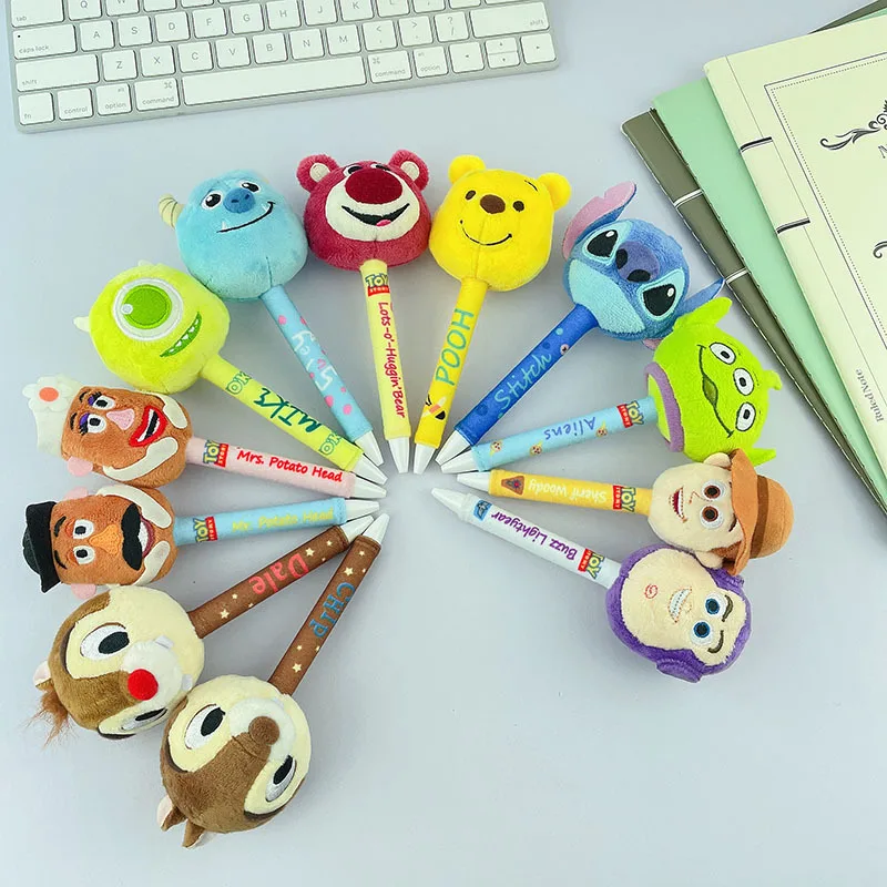 

Disney Toy Story Gel Pens Kawaii Lilo & Stitch Lotso Linabell Office Student Writeing Neutral Pen School Supplies Stationery