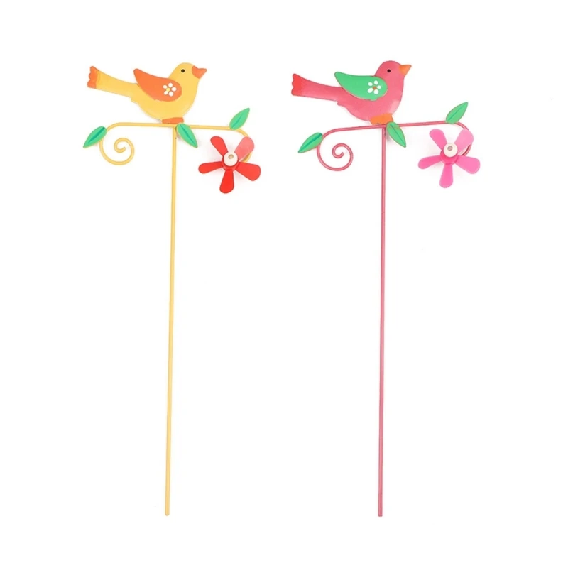 

Flower Pot Garden Stake Decor Outdoor Plant Pick Metal for Lawn Yard Patio Drop Shipping