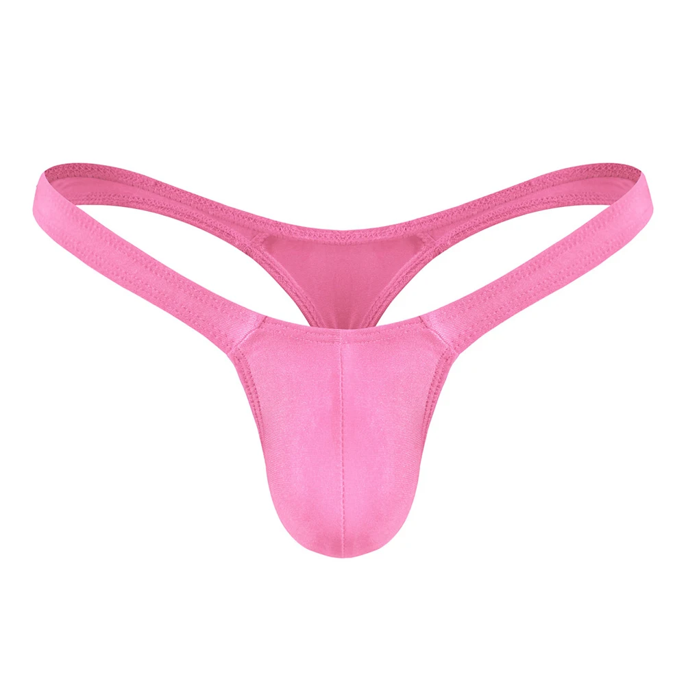 

New Mens Low-Rise Erotic Sexy Bikini T-Back Thong Bluge Pouch G String Underwears Seamless Breathable Lightweight Men's Thong