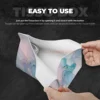 Abstract Teal Purple Gold Marble Facial Tissue Box Cover Rectangular 1908 Pink Green PU Leather Tissue Box Holder 5