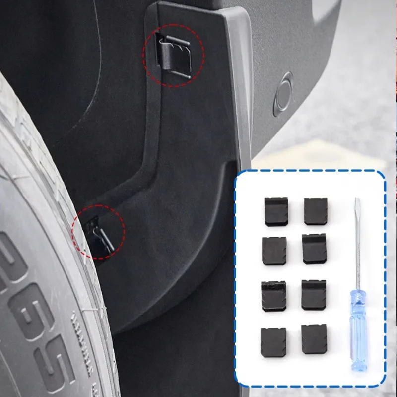 BYD FangChengBao Leopard 5 Mudguards Car Accessories Mud Flaps Flap Fender Anti-splash Guards Front Rear Wheels car mudguards