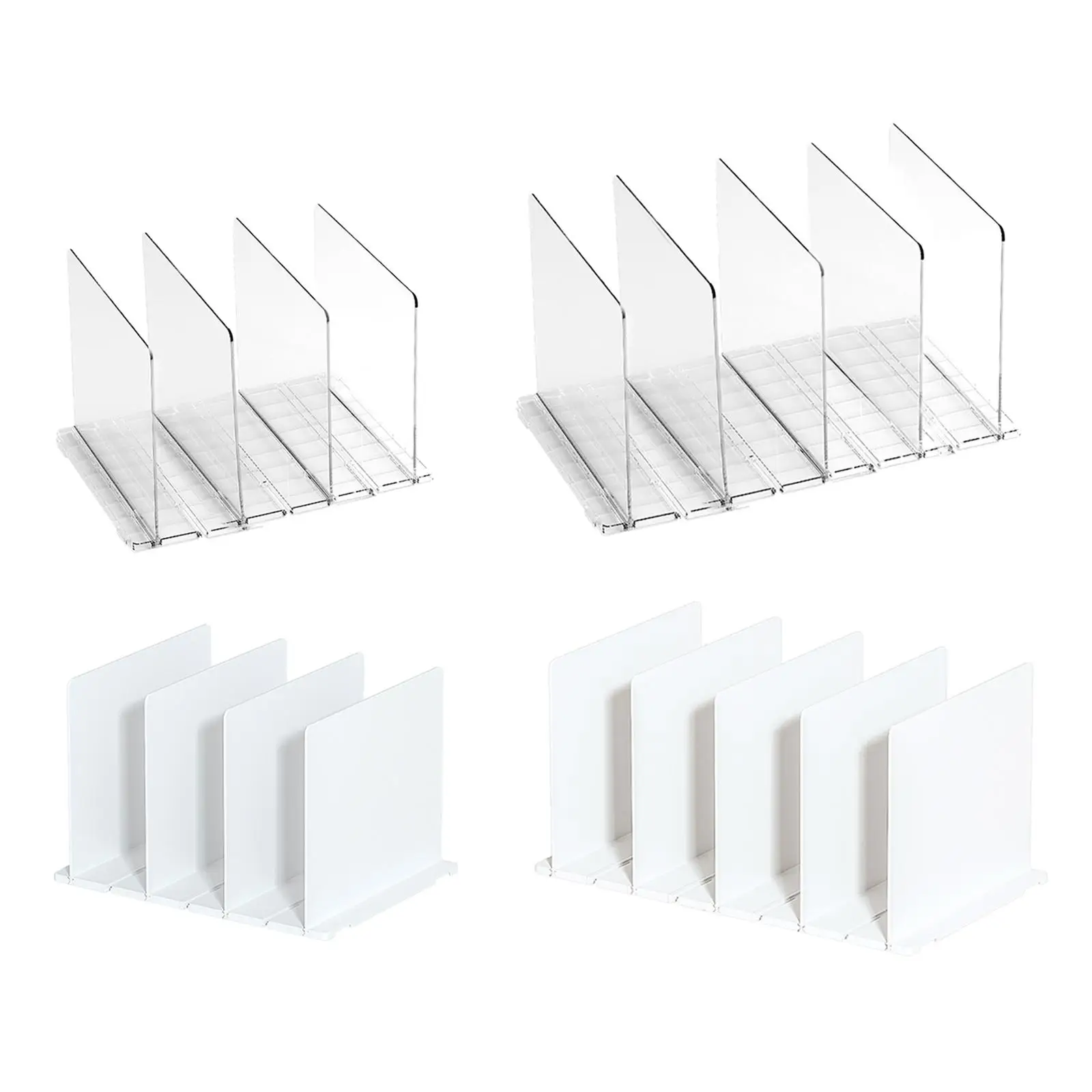 Shelf Dividers Closet Organizer Clear Acrylic Partition Separators  Bookshelf Cabinet Closet Dividers for Kitchen Bedroom Study - AliExpress