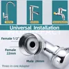 Gold mechanical arm universal faucet face wash basin splash proof extension connector can be rotated bathroom Fauce water nozzle 6
