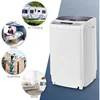 Giantex Full-Automatic Washing Machine Portable 1.34 Cu.ft Laundry Washer Spin with Drain Pump, with LED Display 12 Lbs Capacity 2