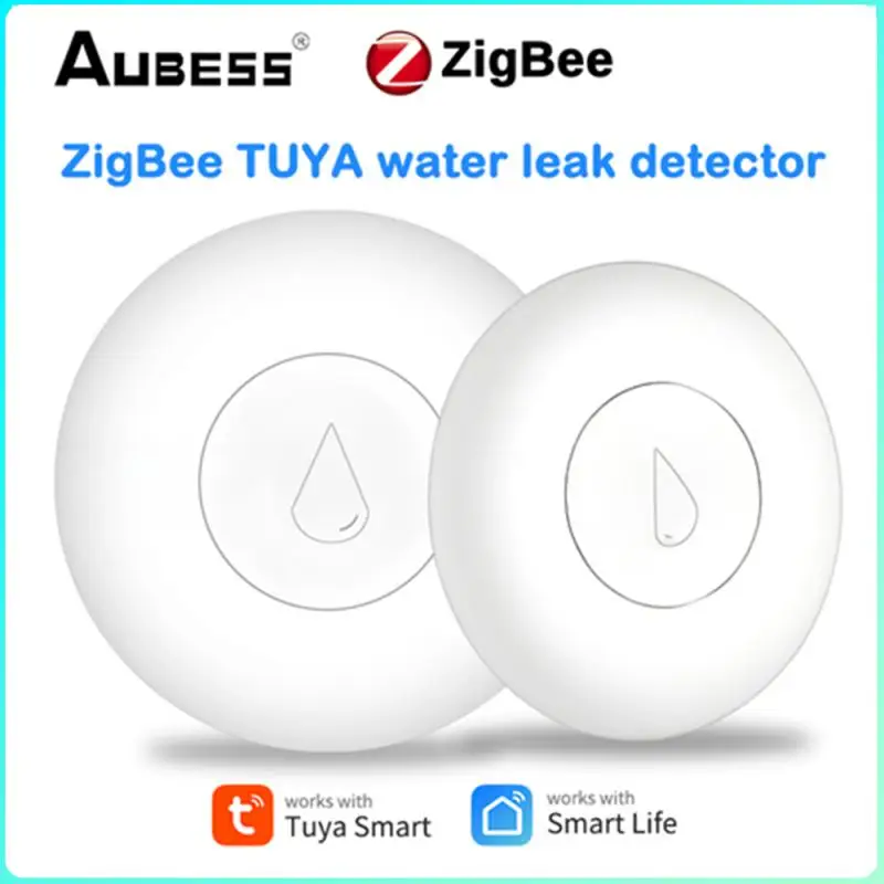 

Детектор утечки воды ZigBee TUYA, датчик наводнения, резервуар для воды, полностью подключение к воде, сигнализация, удаленный мониторинг, безопасность для умного дома