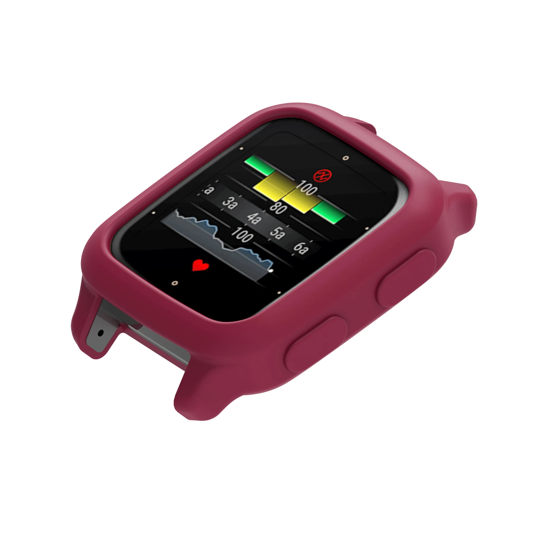 Premium Silicone 2-in-1 Watch Protector with Textured Strap