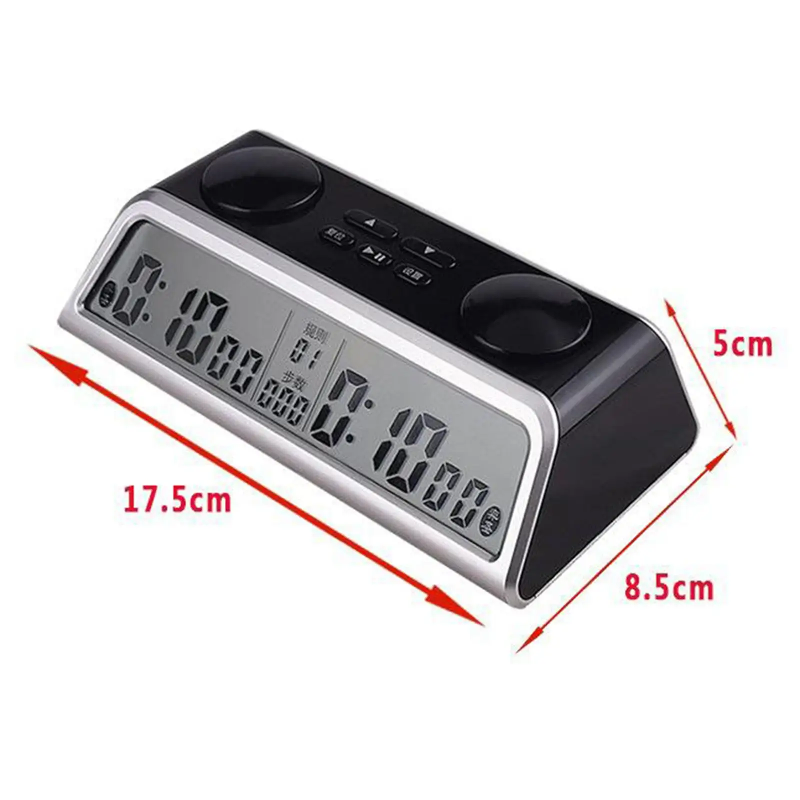 Chess Clock Count Up Electronic Board Game Competition Clock for Chinese Chess, International Chess