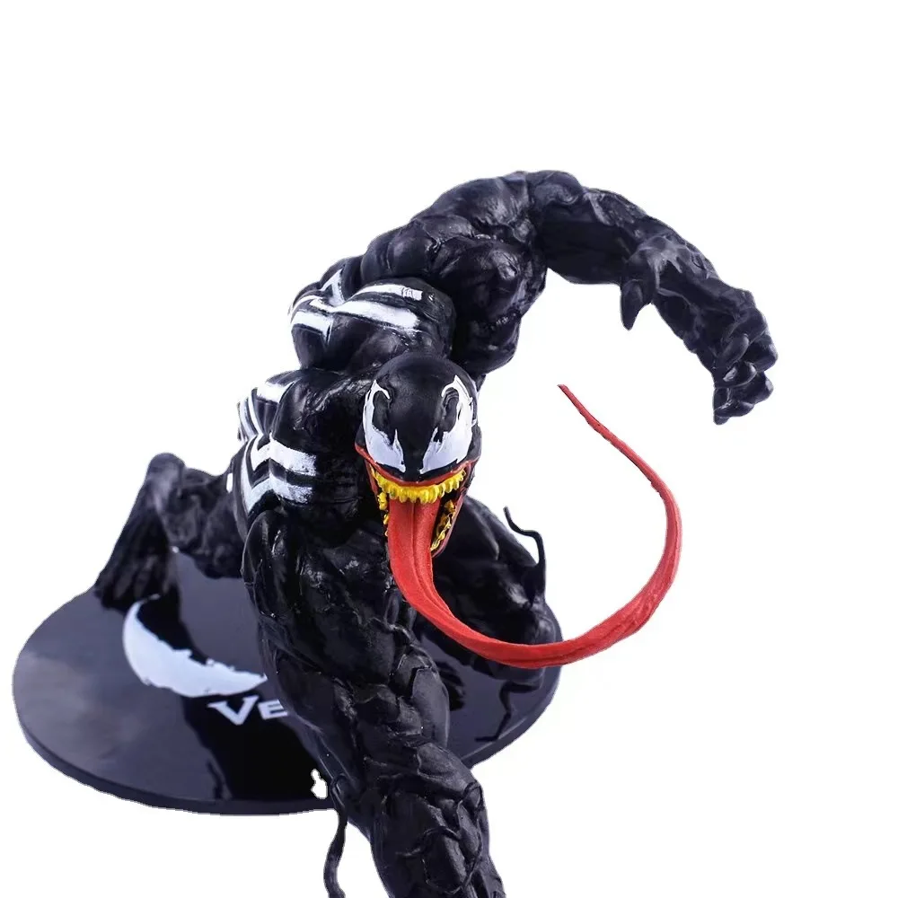 20CM Marvel Avengers Venom Spider Man Action Figure Anime Decoration Collection Figurine Mini Toys Model Children Gift