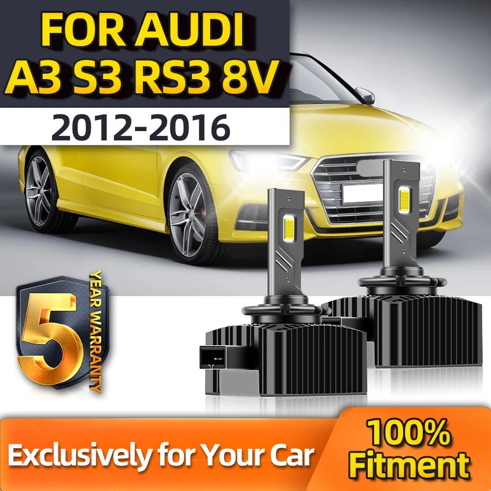 

Crossfox 2X D3S Canbus Светодиодные Автомобильные фары 110 лм 2012 Вт 2-Side лампа CSP 12 В для Audi A3 S3 RS3 8V 2013 2014 2016 2015