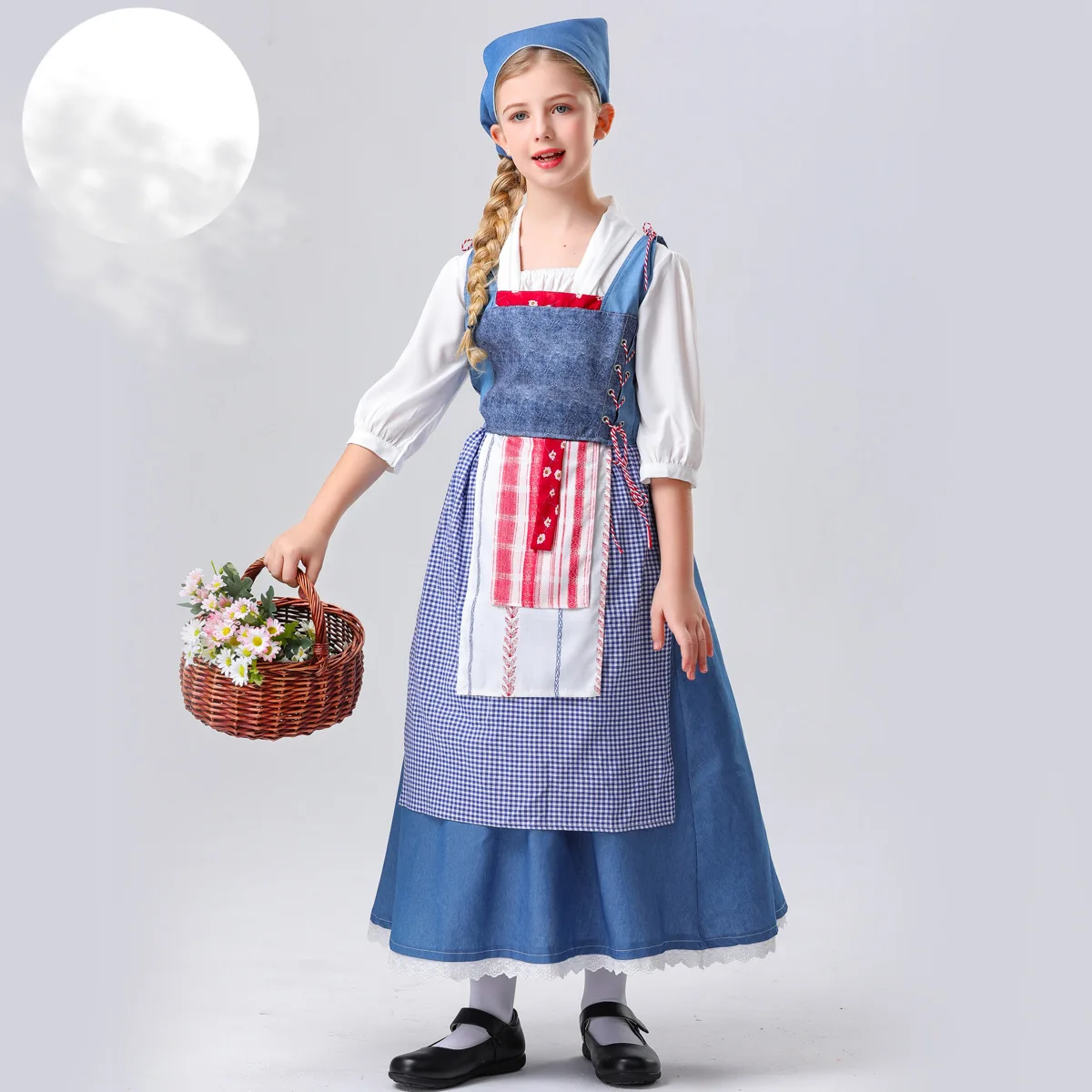 

Children's Farm Style Maid Dress Maid Butler Drama Stage Performance Costume