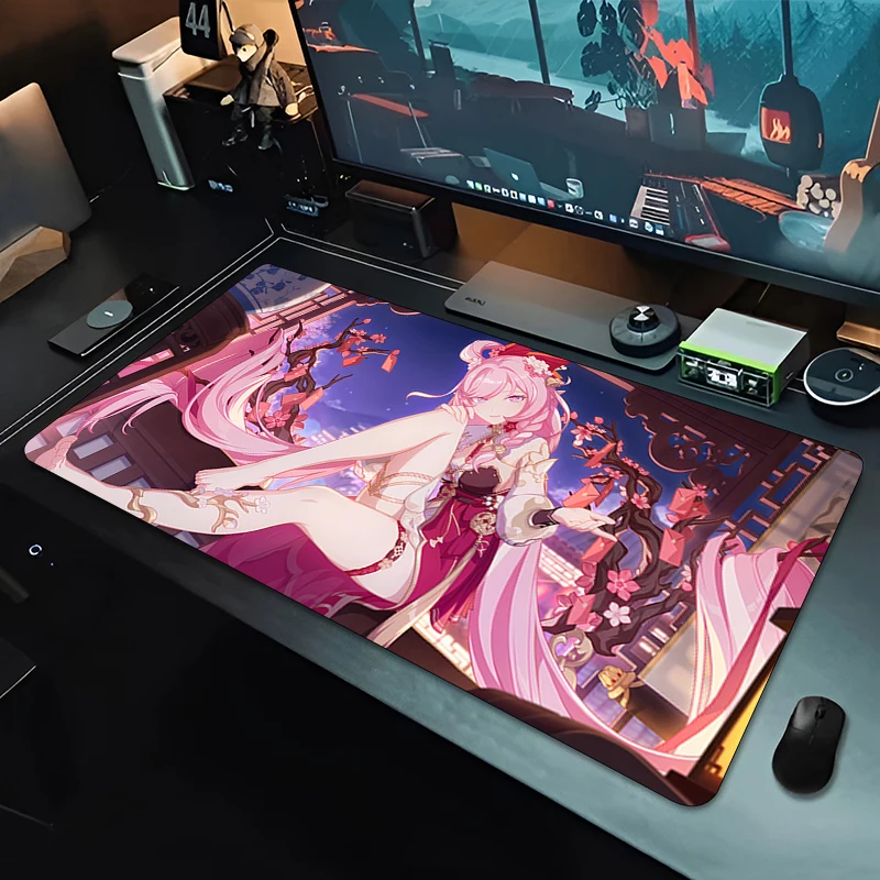 Honkai Impact 3 Elysia Mousepad Large Mouse Mat MousePads Game Office Laptop Carpet Soft Anti-slip Desktop PC carpet Mouse Pad 4