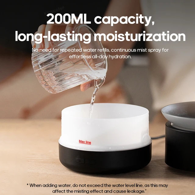 New Mist Spray Surge Aromatherapy Diffuser Essential Oil 200ml USB Humidifier Sprayer Desktop Ornament Creative Gift 6