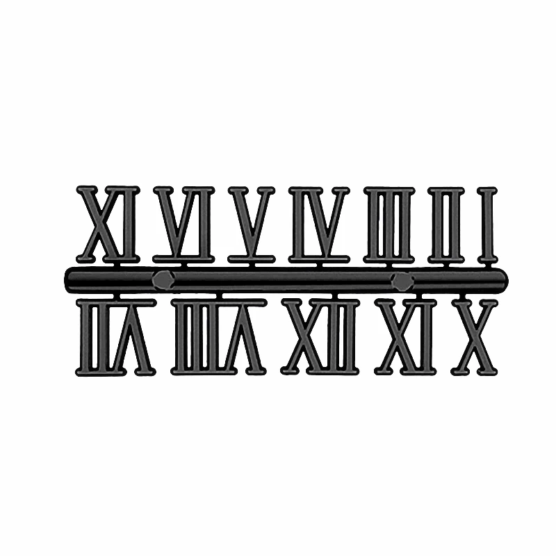 Roman Numbers for Quartz Clock DIY Parts Kit Replacement Old Model Wall Digital Watch Accessories Creative Crafts Assembly Spare