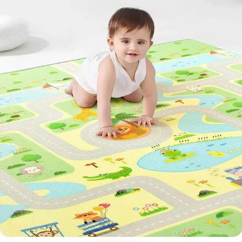 Baby Play Mats Activities Mats for Baby Game Mats Waterproof Children's Rug Mother Kids Crawling Play Floor Folding Soft Carpets