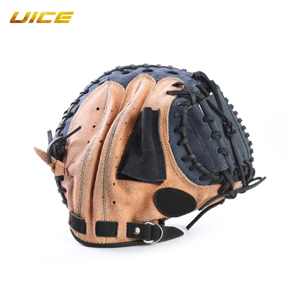 Baseball Glove Outdoor Sports Leather Baseball Catcher Glove Softball Practice Equipment Size 12.5 Left Hand Adult Training