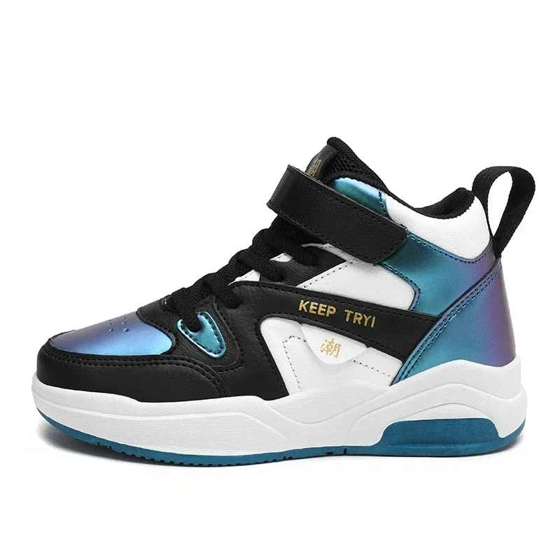 2025 Scarpe da ginnastica per bambini autunnali Scarpe da ragazzo Scarpe da skateboard alte per ragazze Scarpe da tennis sportive da passeggio per bambini Scarpe da bambino per bambini - immagine 6