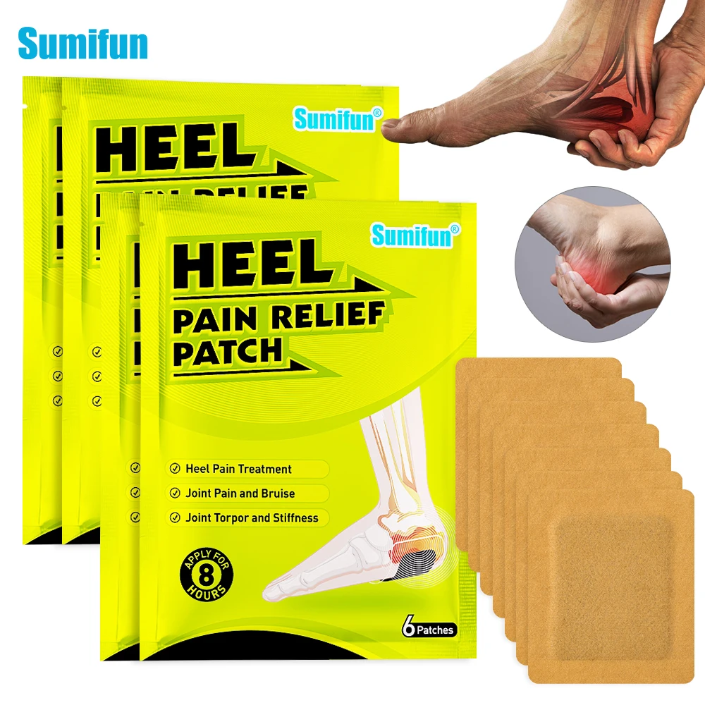 63060pcsSumifunHeelAnalgesicPatchesAlleviateFootPainTreatment