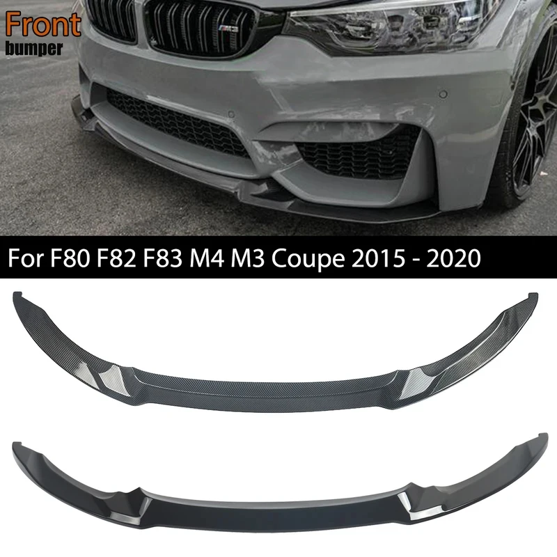 고품질 CS & MP 스타일 프론트 범퍼 립 디퓨저 가드 F80 M3 F82 F83 M4 2015-2020