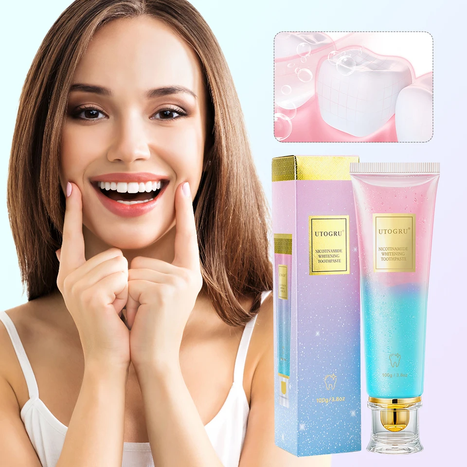 100g Niacinamide Whitening Refreshing Clean Teeth For Men And Women Fresh Breath Toothpaste To Remove Tooth Stains_voghion.com