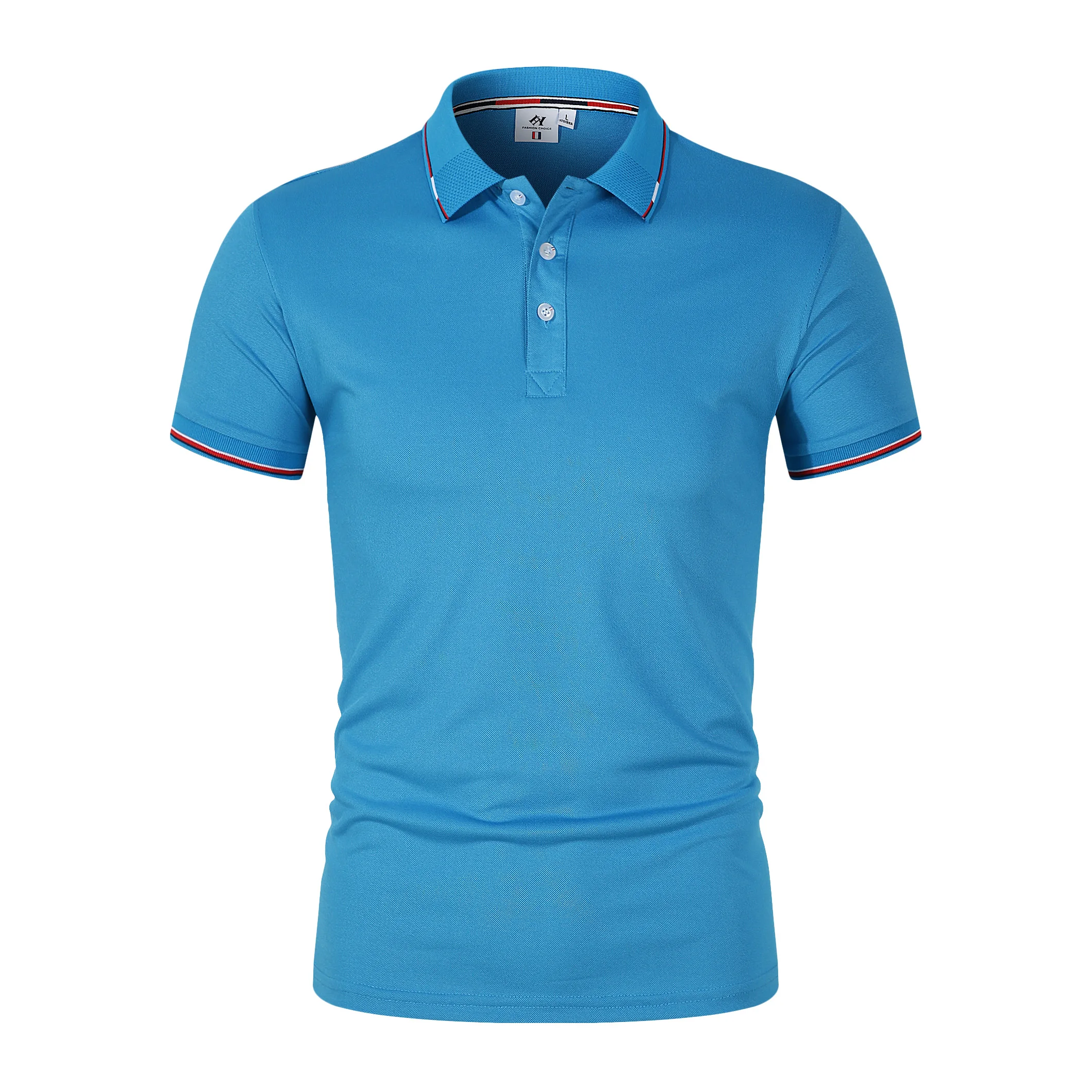 Summer New Men's short-sleeved POLO shirt anti-pilling business leisure office shaped quick-drying breathable lapel POLO shirt